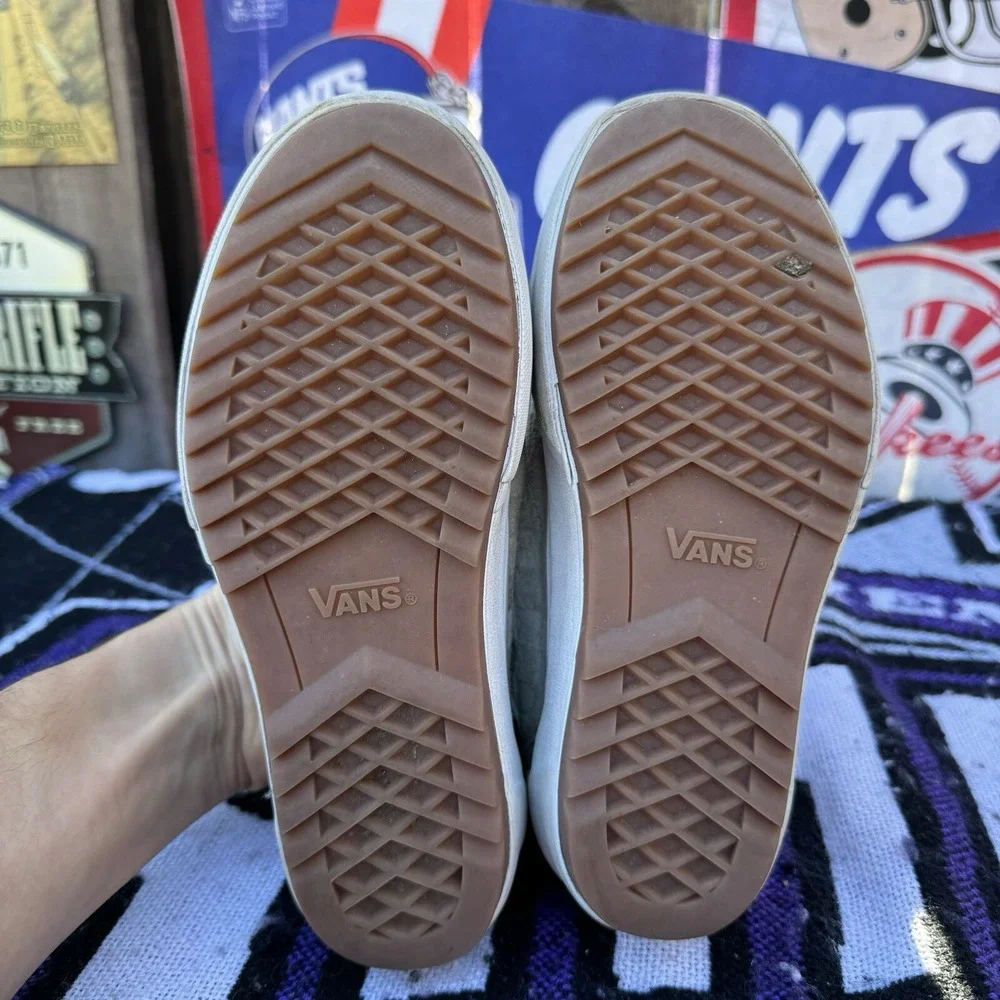 Size 5‎ - Vans - Old Skool Stacked Grey Checkered Chunky Platform